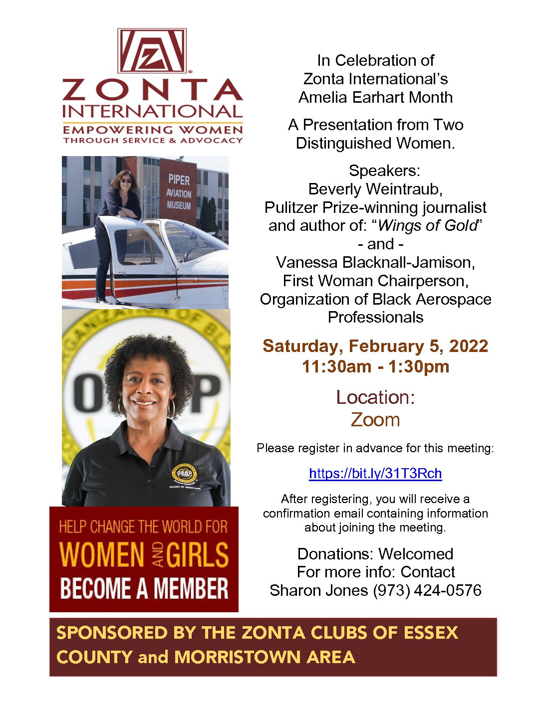 2022 Amelia Earhart Virtual Event!